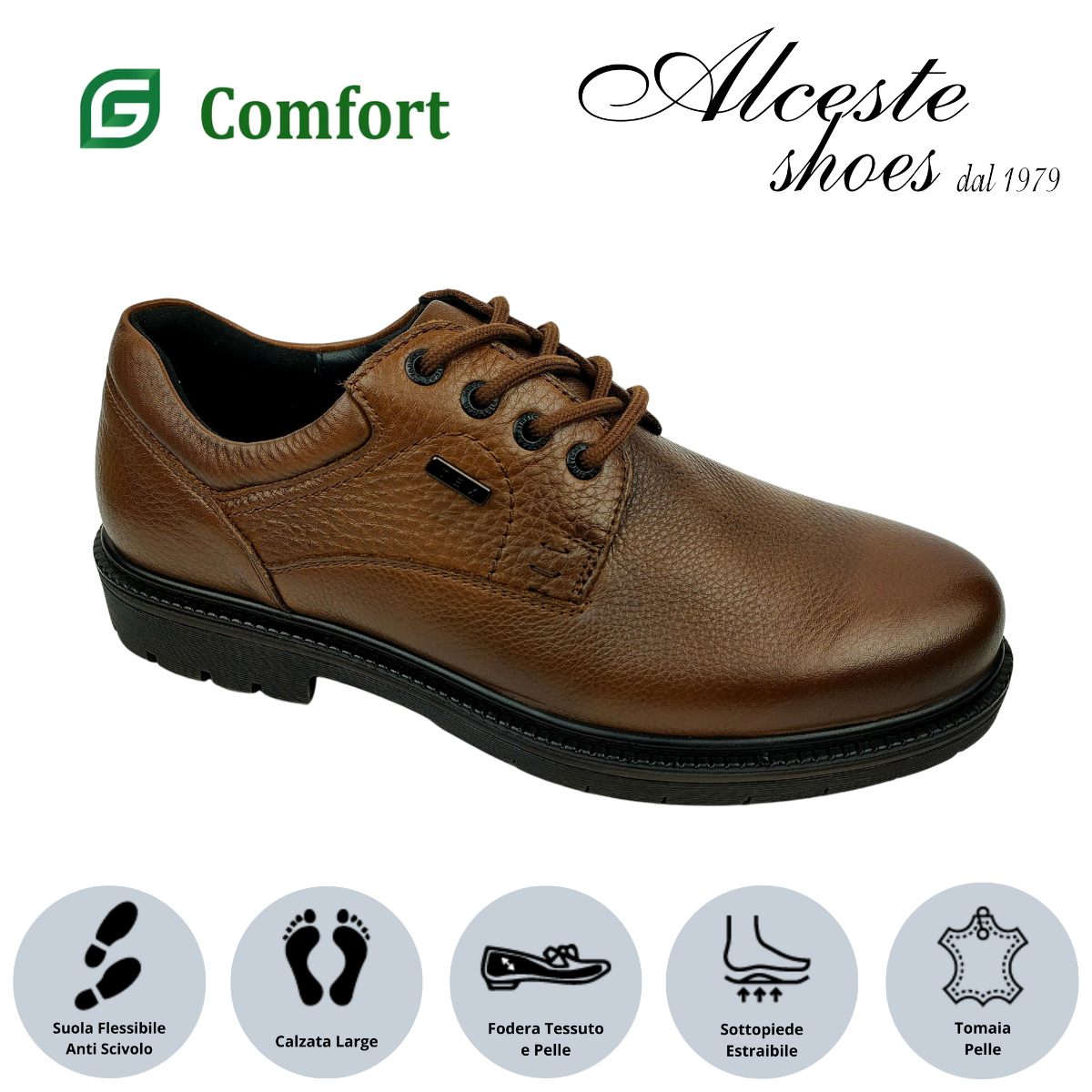AEHO Scarpe Uomo Slip On Larghe E Ortopediche: Per Piedi Gonfi, Fascite Plantare, Comode E Traspiranti